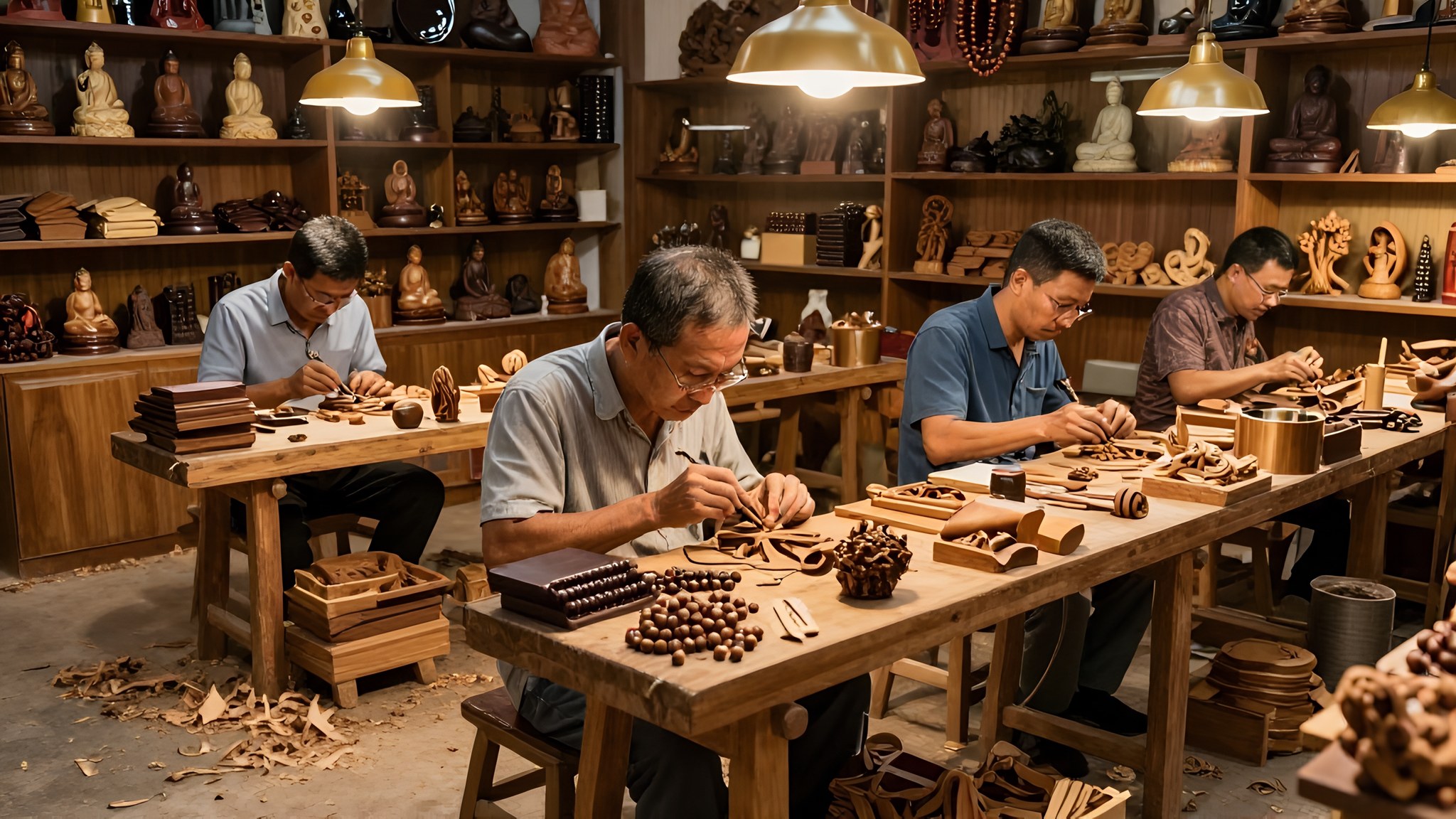 Vietnamese artisan workshop
